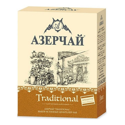 Азерчай чай черный Traditional, Premium collection, 100 гр Азерчай чай черный Traditional, Premium collection, 100 гр